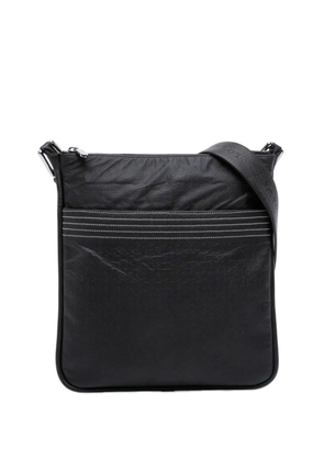 Loewe Pre-Owned 2000-2025 Embossed Anagram Coated Canvas Repeat crossbody bag - Black