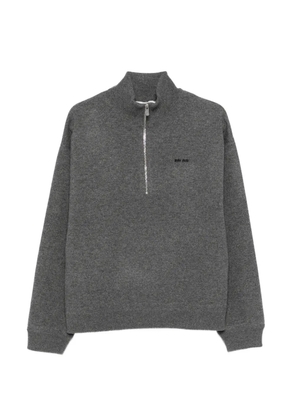 Miu Miu half-zip sweater - Grey