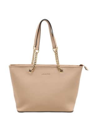 Michael Michael Kors Jet Set Travel calf leather tote bag - Neutrals