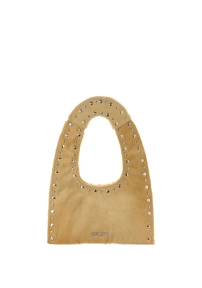 Gimaguas mini Franca studded tote bag - Neutrals