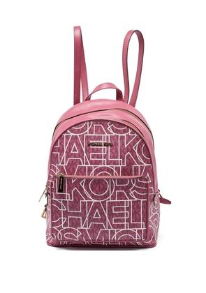 Michael Kors logo leather backpack - Pink