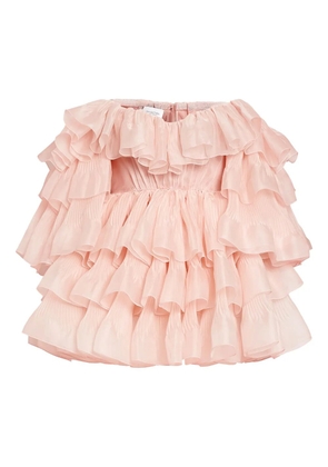 Giambattista Valli ruffled off-shoulder mini dress - Pink