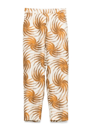 Alberto Biani satin trousers - Neutrals