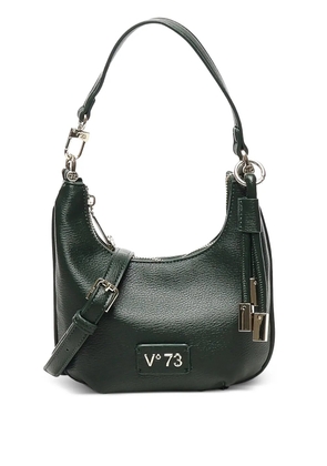 V°73 zip-fastening half-moon shoulder bag - Green