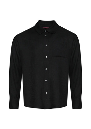 The Elder Statesman pashmina pocket shirt - Black