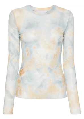 Erika Cavallini graphic-print top - Blue