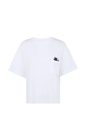 Paul Smith Cat pocket graphic T-shirt - White