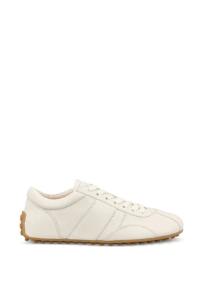 Tod's laces leather trainers - Neutrals