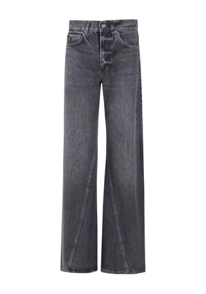 ANINE BING button-fastening jeans - Black