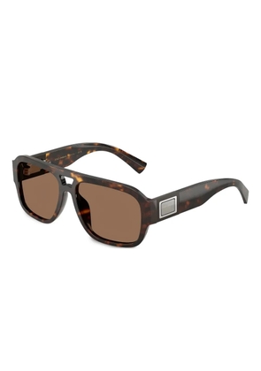 Dolce & Gabbana Eyewear square frame sunglasses - Brown