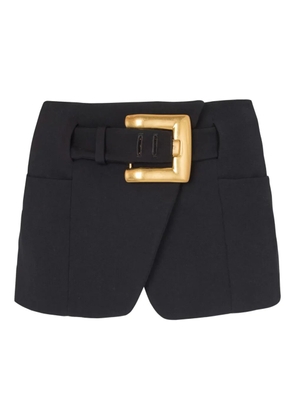 Balmain belted-waist mini skirt - Black