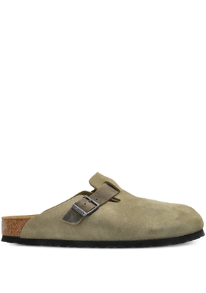 Birkenstock Boston BS suede clogs - Green