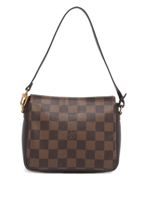 Louis Vuitton Pre-Owned 2000 Trousse canvas checkerboard pochette bag - Brown