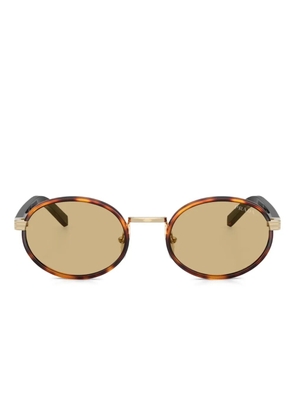 Prada Eyewear oval-frame sunglasses - Brown