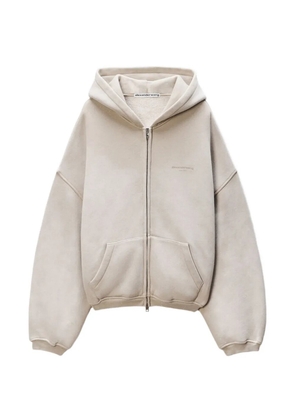 Alexander Wang dropped shoulders hoodie - Neutrals