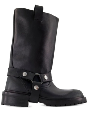 Golden Goose Kurt buckle-strap calfskin boots - Black