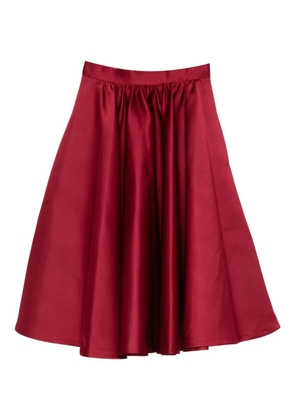 Max Mara pleated midi skirt - Red