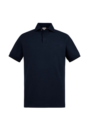 Tod's logo-embroidered polo shirt - Blue