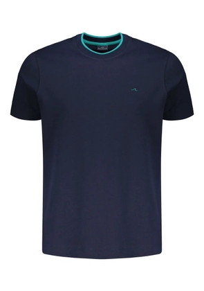 Paul & Shark contrast-detail cotton T-shirt - Blue