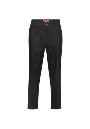 The Elder Statesman pashmina norm trousers - Black