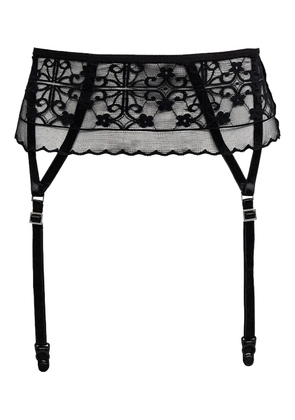 AME.M lace suspender belt - Black