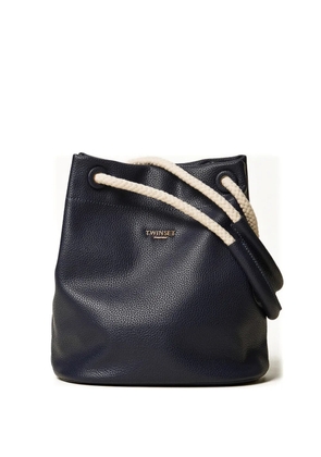 TWINSET rope-handles bucket bag - Blue