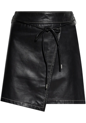 PS Paul Smith leather skirt - Black
