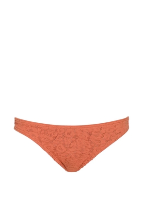 Bond-eye textured bikini bottoms - Orange