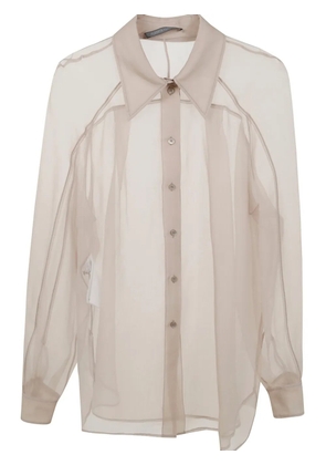 Alberta Ferretti silk shirt - Neutrals