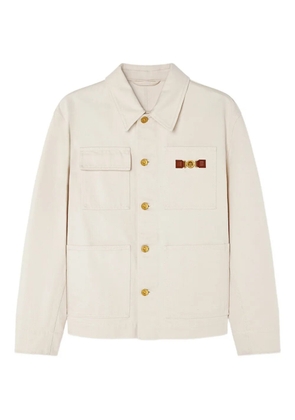 Versace Medusa Biggie cargo denim jacket - Neutrals