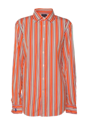 Polo Ralph Lauren L fitted striped shirt - Orange