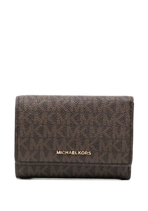 Michael Kors Medium Bryant Signature logo wallet - Brown