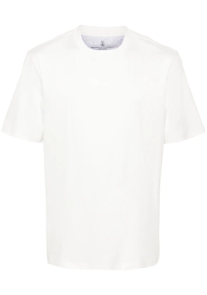 Brunello Cucinelli crew-neck cotton T-shirt - White