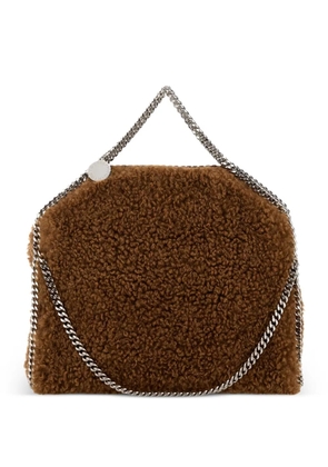 Stella McCartney Falabella faux-shearling tote bag - Brown