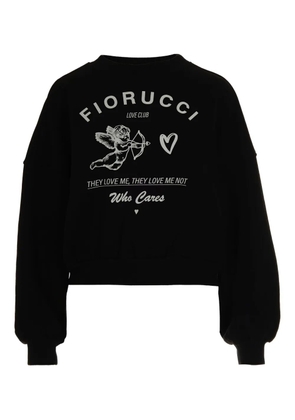 Fiorucci cupid-print sweatshirt - Black
