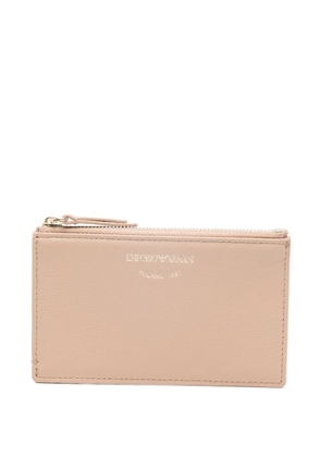 Emporio Armani zip wallet - Neutrals