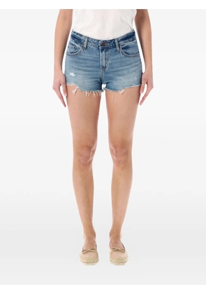 Levi's low-rise denim shorts - Blue