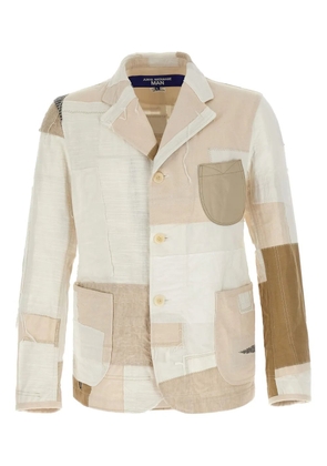 Junya Watanabe MAN patchwork blazer - Neutrals