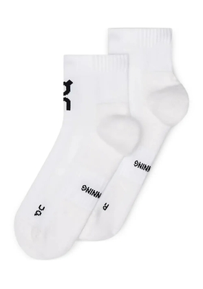 On logo-embellishment socks - White