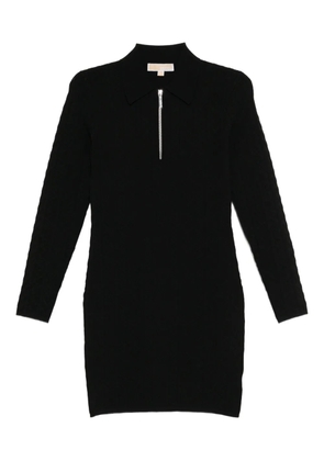 Michael Kors geometric-embossed dress - Black