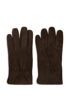 Boggi Milano suede gloves - Brown