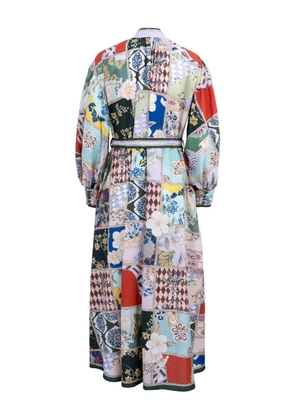 ALEMAIS Bianca midi shirt dress - Blue