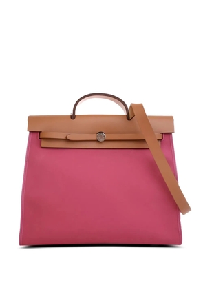 Hermès Pre-Owned 2012 Toile Herbag Zip 39 satchel - Brown