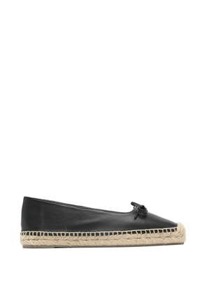 Castañer bow detail espadrille ballet flats - Black