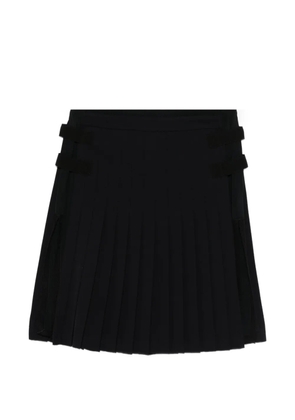 Nº21 pleated-design skirt - Black