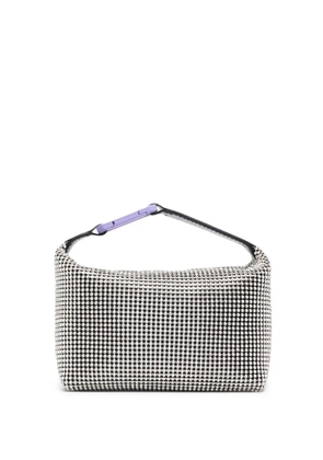 EÉRA crystal-embellished moon bag - Black