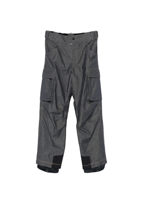 Moncler Grenoble padded denim ski trousers - Grey