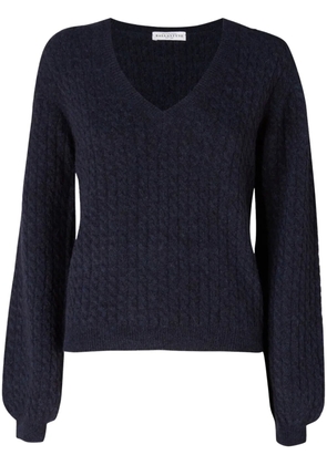 Ballantyne cable-knit jumper - Blue
