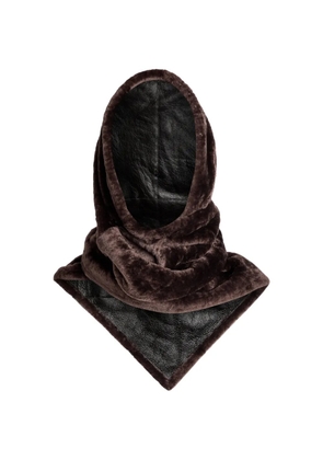 Nour Hammour brown balaclava