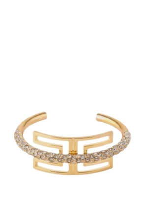 Elisabetta Franchi geometric embellished bracelet - Gold